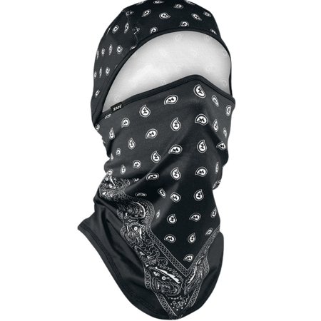 SPORTFLEX CONVERTIBLE BALACLAVA BLACK PAISLEY