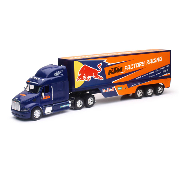REPLICA 1:32 SEMI TRUCK 17 RED BULL KTM RACE TRUCK